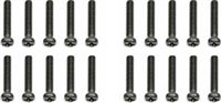 Associated Rival/MGT 8.0 Button Head Phillips Screws, 3 x 16mm (20)