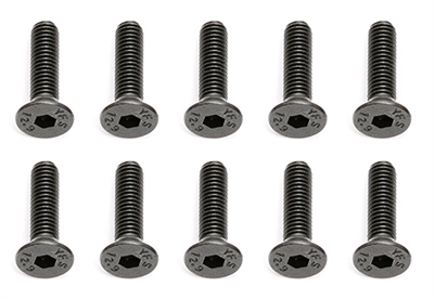 Associated Flat Head Screws, M3x12 mm FHCS