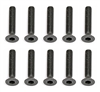 Associated Flat Head Screws, M3x16 mm FHCS (10)