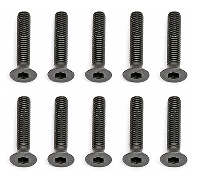 Associated Flat Head Screws, M3x16 mm FHCS (10)