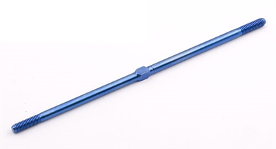 Associated Rival/MGT 8.0 Steering Link Turnbuckle, Blue Titanium (1)