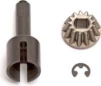 Associated Mini-MGT Diff Pinion Gear And Shaft Set