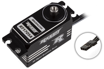 .Reedy RT1705A Digital HV Aluminum Brushless Low-profile Servo (243oz/in, .05 sec.)