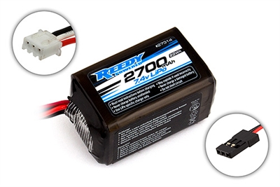Reedy LiPo Pro TX/RX 2700mAh 7.4V Hump Receiver Battery