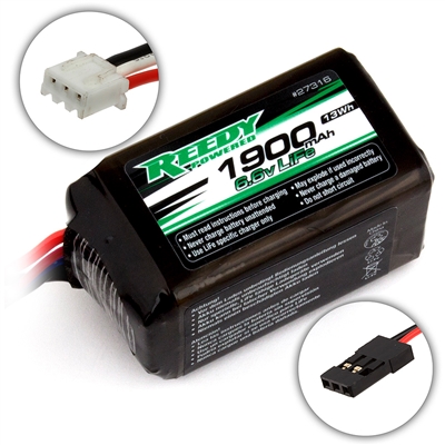 Reedy LiFe Pro TX/RX 1900mAh 6.6V Hump Receiver Battery