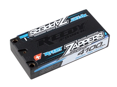 .Reedy Zappers SG4 4100mAh 85C LP Shorty 2S 7.6V with 5mm connectors