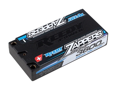 Discontinued Zappers SG4 3600mAh 115C LP Shorty 2S 7.6V Lipo Battery with 5mm connectors