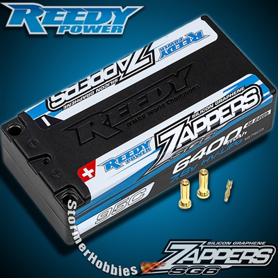 Reedy Zappers SG6 6400mAh Shorty 95C 2S 7.6V with 5mm connectors