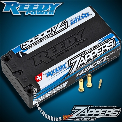 .Reedy Zappers SG6 4800mAh Shorty 135C 2S 7.6V with 5mm connectors