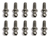 AssociatedBallstuds, 8 mm, long neck (10)