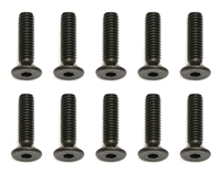 Associated 2.5 x 10mm Flat Head Cap Screws (10)