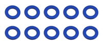 Associated Ballstud Washers-5.5x0.5mm, blue aluminum (10)