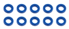 Associated Ballstud Washers-5.5x1.0 mm, blue aluminum (10)