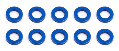 Associated Ballstud Washers-5.5x1.0 mm, blue aluminum (10)