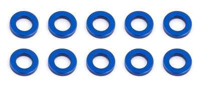 Associated Ballstud Washers-5.5x1.0 mm, blue aluminum (10)
