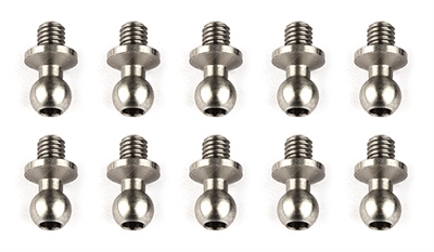 Associated RC10F6 Ballstuds, 3.25 mm, long neck (10)