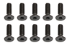 Associated Flat Head Cap Screws, 2.5 x 8mm (10)