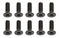 Associated Flat Head Cap Screws, 2.5 x 8mm (10)