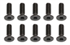 Associated Flat Head Cap Screws, 2mm hex, 2.5 x 8mm (10)