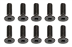 Associated Flat Head Cap Screws, 2mm hex, 2.5 x 8mm (10)