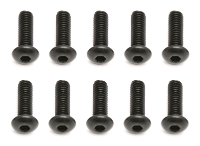 Associated Trophy Rat Button Head Cap Screws, 2.5x8mm (10)