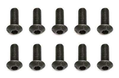 Associated Button Head Cap Screws, 3 x 8mm (10)