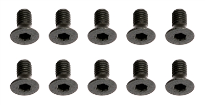 Associated Flat Head Cap Screws, 3 x 6mm (6)