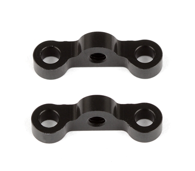 Associated TC7.2 Camber Link Mounts, black aluminum (2)