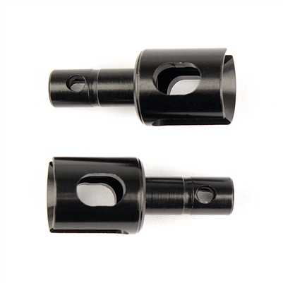 Associated TC7.2 Gear Diff Outdrives, black aluminum (2)