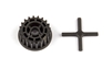 Associated TC7.2 Spur Gear Pulley and Diff X-Pin