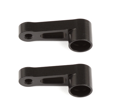 Associated TC7.2 Steering Bellcranks, black aluminum (2)