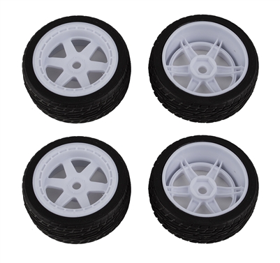 Associated  Apex2 Hoonitruck Mounted Wheels and Tires (4)