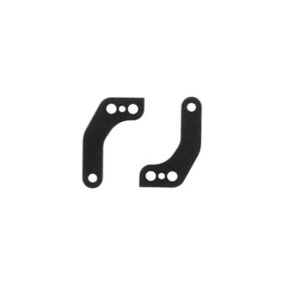 Associated TC8 Front Steering Block Arm Set