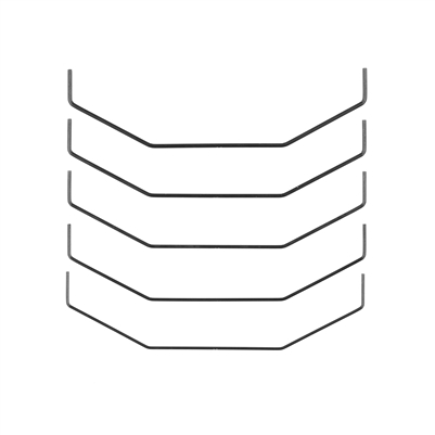 Associated TC8 Anti-Roll Bar Set, 1.0-1.4mm