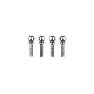 Associated RC10TC8 HD ballstuds, short 10mm