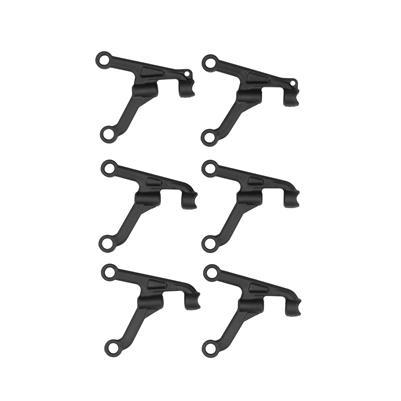 Associated TC8 Upper Suspension Arm Set