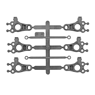 Associated RC10TC8 FT Carbon Steering Block Set
