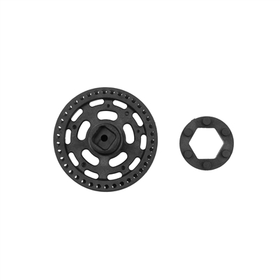 Associated TC8 Spool, 38t and Spur Gear Pulley