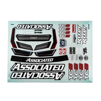 Associated TC8 Decal Set
