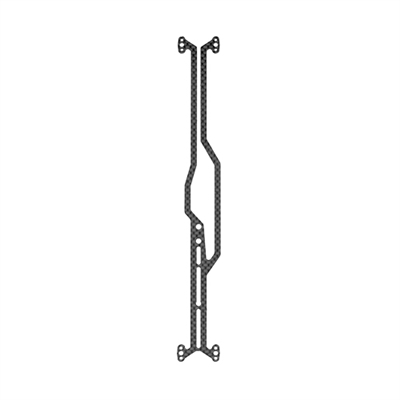 Associated RC10TC8 FT Carbon Fiber One-Piece Top Deck, 2.5mm