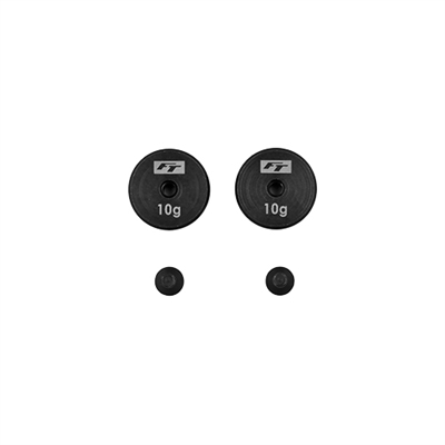 Associated RC10TC8 FT Steel Chassis Weight Set, 10g