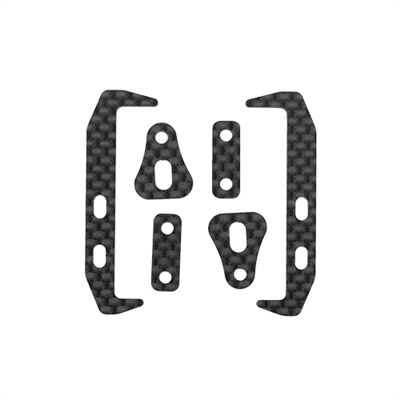 Associated RC10TC8 FT Carbon Fiber Battery Holder Set