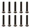 Associated CR12 Button Head Cap Screws, 2.5x14mm (10)