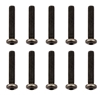 Associated CR12 Button Head Cap Screws, 2.5x14mm (10)