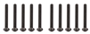 Associated CR12 Button Head Cap Screws, 2.5x20mm (10)