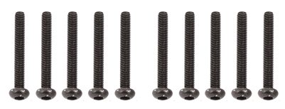 Associated CR12 Button Head Cap Screws, 2.5x20mm (10)