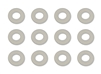 Associated SC10.2/T4.2/B4.2 Front Axle Spacers, nylon (12)