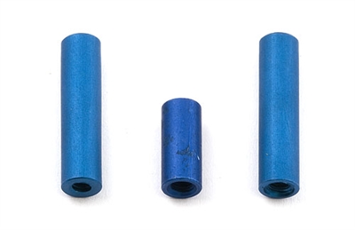 Associated Chassis Standoffs, Blue Aluminum