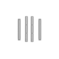 Associated RC12L Front Axle & King Pin Set