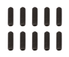 Associated Set Screws, M3x10 mm (10)